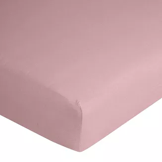 Prześcieradło jersey z gumką  90x200 Design91 pudrowy róż