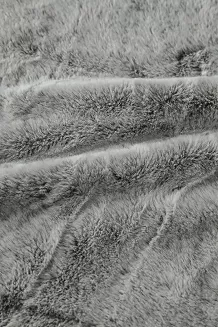 Futrzana Poszewka 50x70 RABBIT Szara