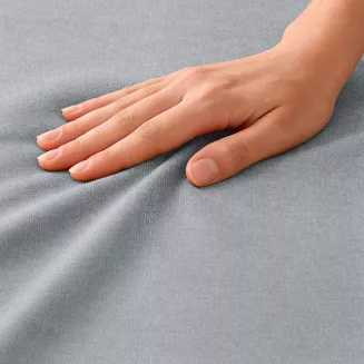 Prześcieradło jersey z gumką 180x200 szare