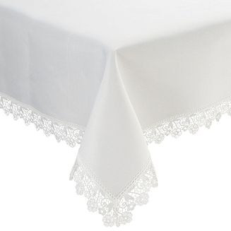 Obrus dekoracyjny CINDY 140x180 Eurofirany biały