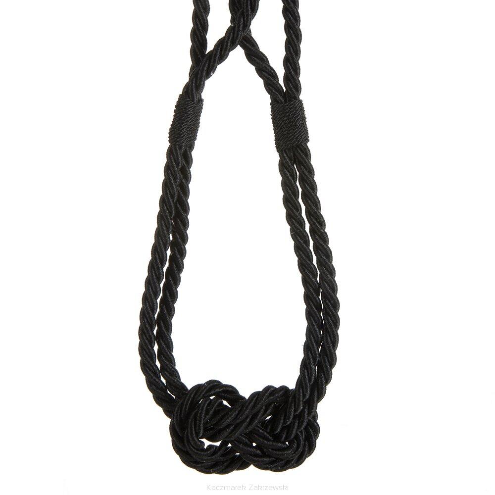 Sznur dekoracyjny do zasłon MOLLY czarny