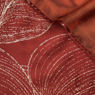 Obrus dekoracyjny BLINK 35x220 Eurofirany ceglany/szampański