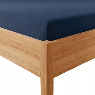 Prześcieradło jersey z gumką 220x200 DREAMY PREMIUM granatowe