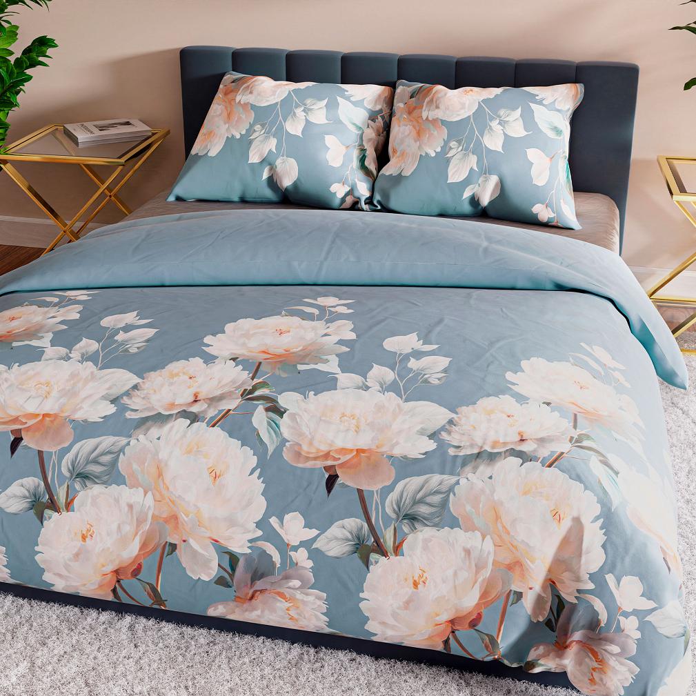 MELLORIA Komplet pościeli z bawełny satynowej 220x200cm 100110/SAT/000/220200/1