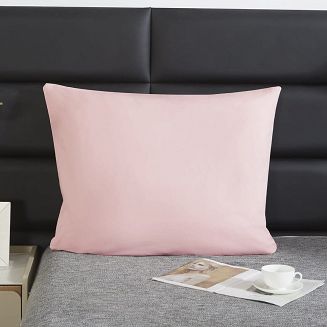 Poszewka satyna bawełniana SIN 50x70 pudrowa