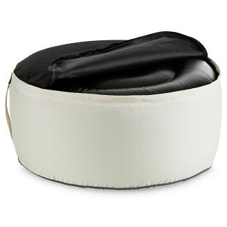 Pufa ogrodowa GARDEN 53x23 Eurofirany kremowy