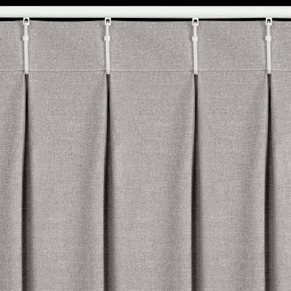 Zasłona gotowa NELISA 210x270 Eurofirany ciemnobeżowy