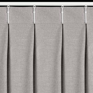 Zasłona gotowa NELISA 210x270 Eurofirany ciemnobeżowy