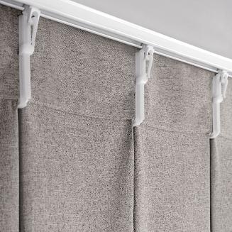 Zasłona gotowa NELISA 210x270 Eurofirany ciemnobeżowy