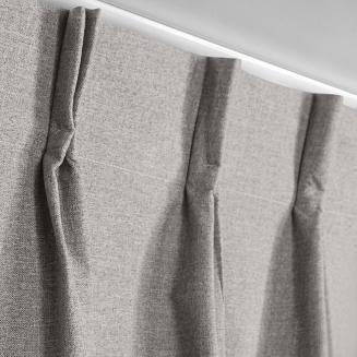 Zasłona gotowa NELISA 210x270 Eurofirany ciemnobeżowy