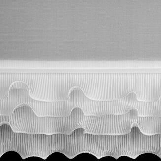 Firana gotowa na taśmie LUISA 200x70 Eurofirany biały