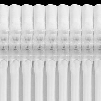 Firana gotowa na taśmie LUISA 200x70 Eurofirany biały