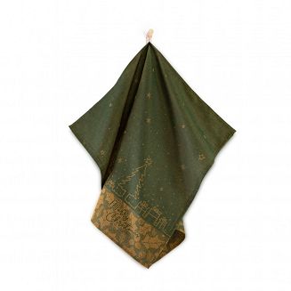 Komplet ścierek kuchennych świąteczny ZWOLTEX Merry Christmas zielony