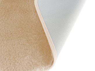 Dywanik łazienkowy 2-częściowy LOMBOK 50x80 Euromat puszysty beżowy