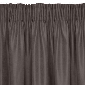 Zasłona gotowa na taśmie ADA 140x270 Eurofirany grafitowy