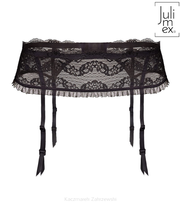 Pas do pończoch LILLY Julimex czarny