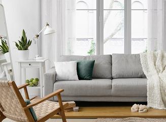 Firana gotowa na przelotkach MAJA Eurofirany biały