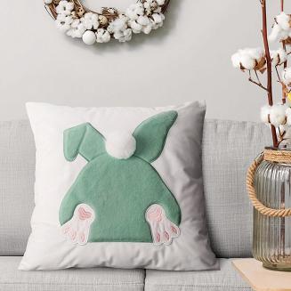 Poszewka dekoracyjna WIOSNA 45x45 Eurofirany szałwiowy