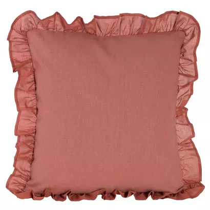 Poszewka dekoracyjna MOROCCO Terra Collection 45x45 Eurofirany lniana ceglasta