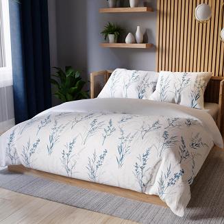 SELA Komplet pościeli z bawełny satynowej 220x200cm 100099/SAT/000/220200/1