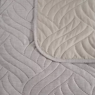 Narzuta dekoracyjna LEN 220x240 beżowy