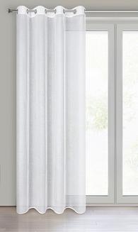 Firana gotowa na przelotkach LENA 140x250 Eurofirany biały