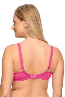 Biustonosz z koronką Soft Nike 1135 miękki fuksja