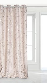 Jasny Beż Zasłona Welurowa 140x250 Marmy