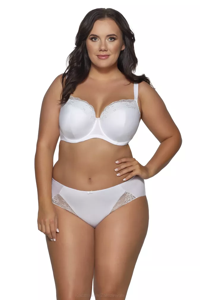 Biustonosz Full Cup AV 2112 usztywniany biały