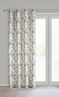 Zasłona gotowa na przelotkach BEVERLY 140x250 Eurofirany biały