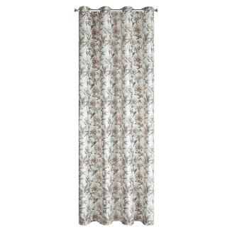 Zasłona gotowa na przelotkach BEVERLY 140x250 Eurofirany biały