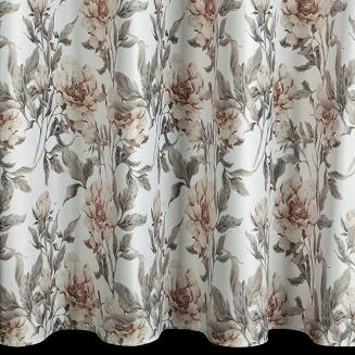 Zasłona gotowa na przelotkach BEVERLY 140x250 Eurofirany biały