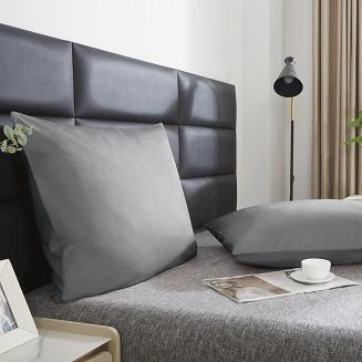 Poszewka satyna bawełniana SIN 50x70 grafitowa