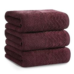 Ręcznik bawełniany LOREN 50x90 Eurofirany bordowy