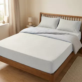 Prześcieradło jersey z gumką 160x200 Parylux białe