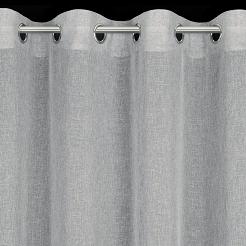 Zasłona gotowa na przelotkach ANGELICA 140x250 Eurofirany srebrny