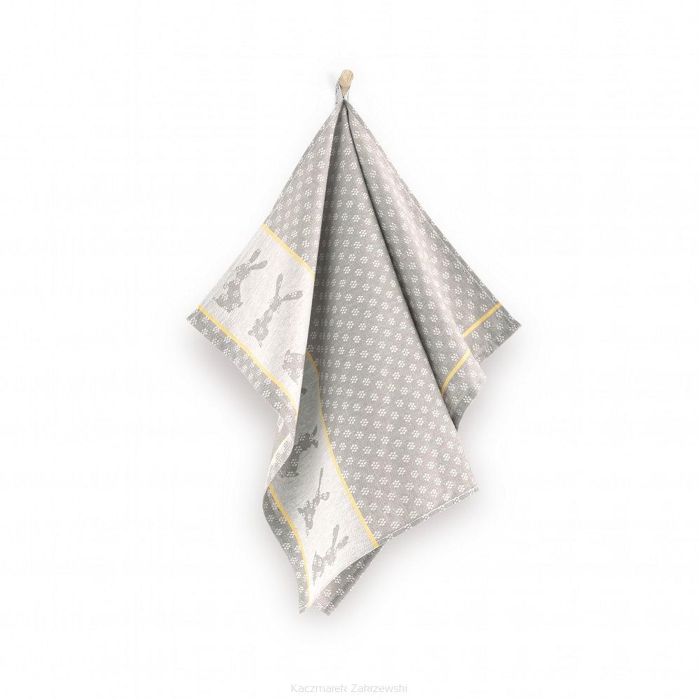 Ścierka kuchenna WIELKANOCNA 50x70 Zwoltex wzór SZARAK jasnoszara