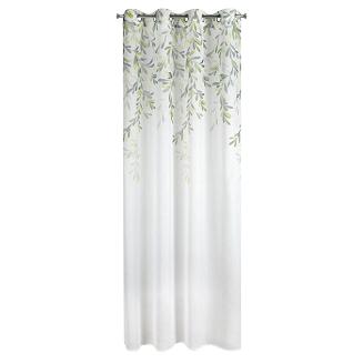 Firana gotowa na przelotkach LEA 140x250 Eurofirany zielony