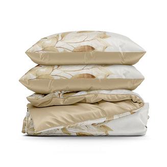 Pościel satynowa SPRING 140x200 Eurofirany ciemnopomarańczowy