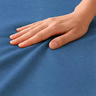 Prześcieradło jersey z gumką 90x200 niebieskie