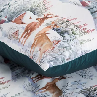 Komplet pościeli świąteczny POS 220x200 Eurofirany biały