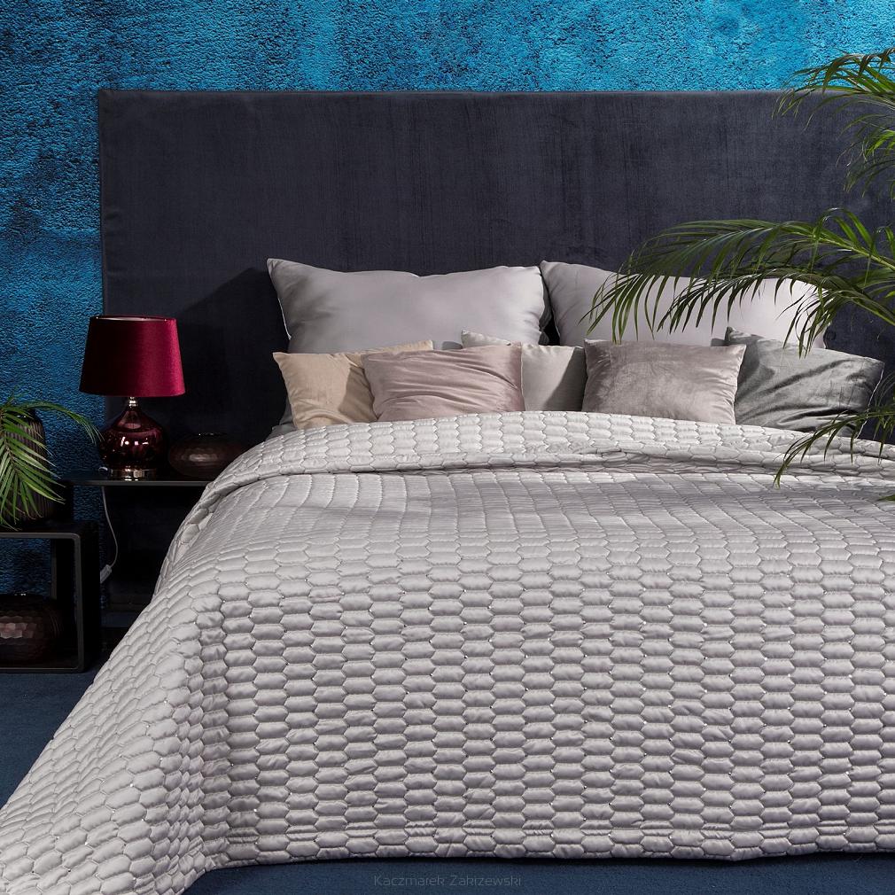 Narzuta dekoracyjna LORI 220x240 srebrny