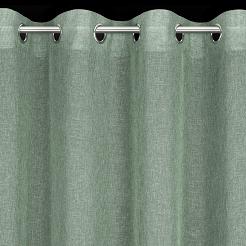 Zasłona gotowa na przelotkach ANGELICA 140x250 Eurofirany miętowy