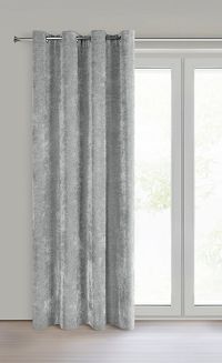 Zasłona gotowa na przelotkach NILO 140x250 Eurofirany szary