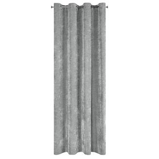 Zasłona gotowa na przelotkach NILO 140x250 Eurofirany szary