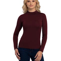 Bluzka damska półgolf z wiskozy RESTA burgund