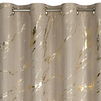 Zasłona gotowa na przelotkach LANI 140x250 Eurofirany beżowy