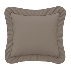 Poszewka do pościeli z falbanką RUFFY 40x40 brązowa