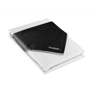 Pościel satynowa NOVA3 200x220 Eurofirany biały/czarny