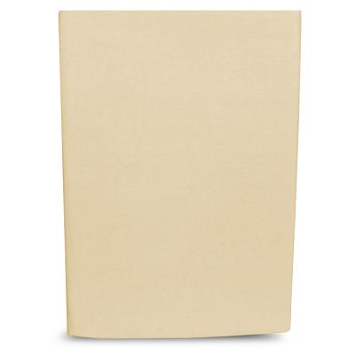 Prześcieradło bawełniane bez gumki 200x220 jasny beż